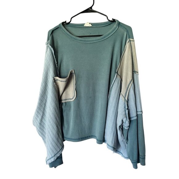 POL Women's Stitch Block Pocket Top - Picture 2 of 8